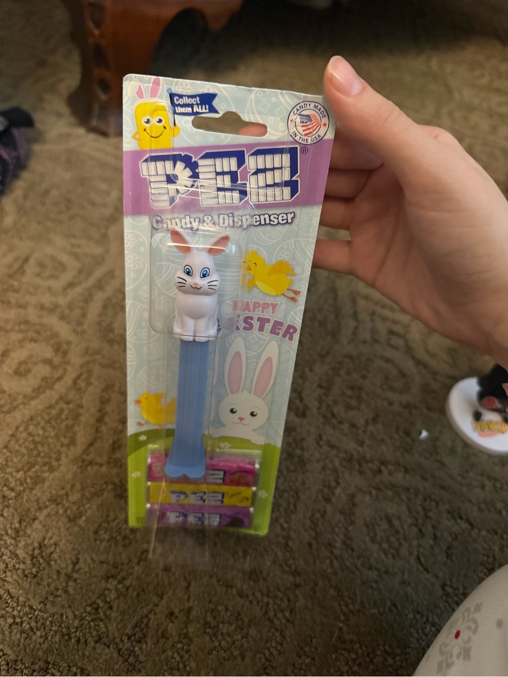 PEZ - Candy and Dispenser  - White Rabbit